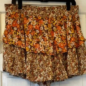 American Eagle Outfitters Mustard Yellow Women's Skort